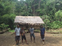 Village style accommodation for researchers at 200 m asl.