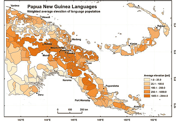Papua New Guinea - languages