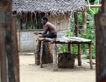 Philip Damen, the visionary bigman leading the Wanang community towards forest conservation.